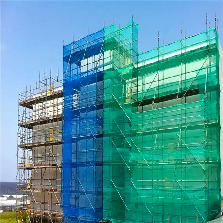 Пластмассадан жасалган имараттарды куруу үчүн Scaffold коргоо коопсуздук тор